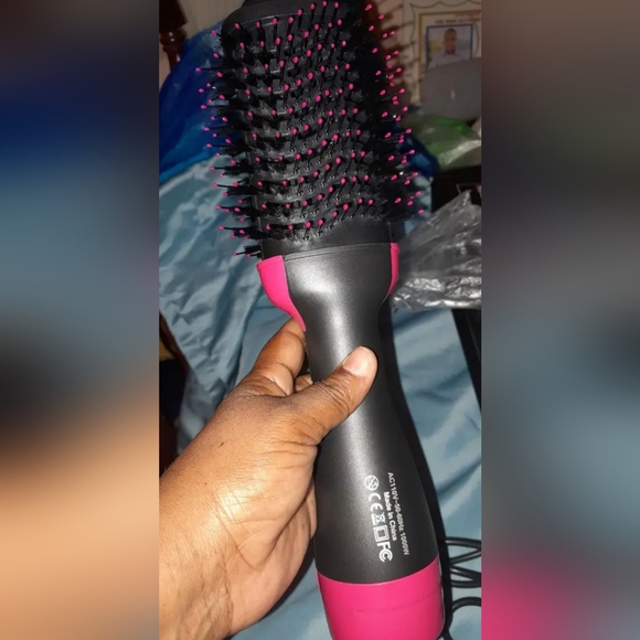 Hair Dryer Brush 4 in 1 Blow Out Style Curl 1 Step Hot Air Comb Volumizer - New - Picture 12 of 14